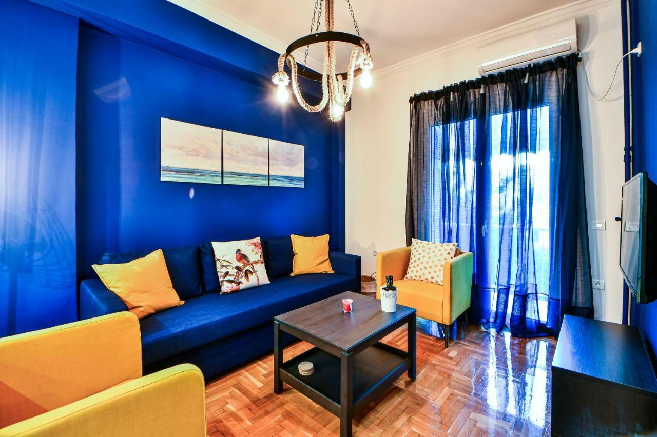 Cozy Blue Apartment By Zain Athén Kültér fotó