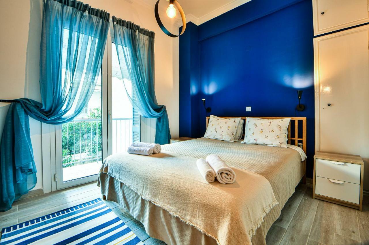 Cozy Blue Apartment By Zain Athén Kültér fotó
