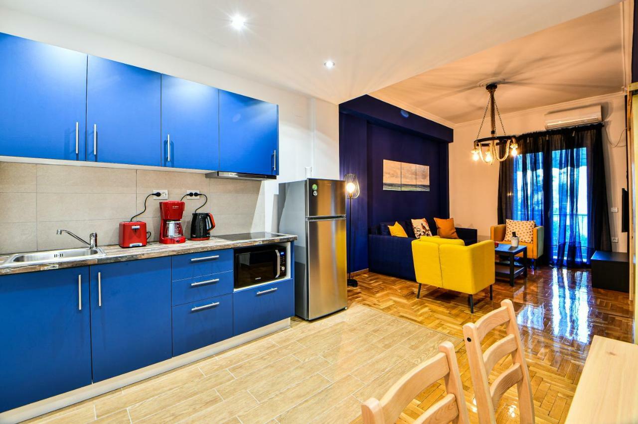 Cozy Blue Apartment By Zain Athén Kültér fotó